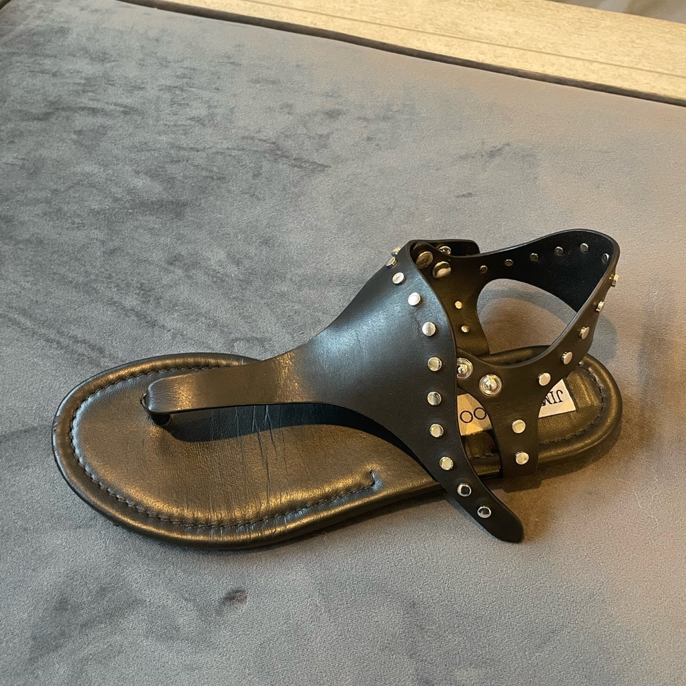 Jimmy Choo barely been worn. Great flat for day and night.